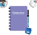 correctbook a5 blanco paars