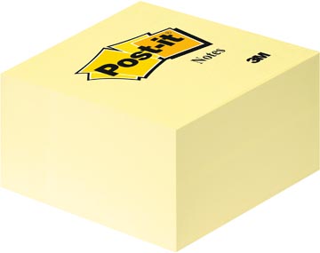 post-it memo kubus 76x76 geel