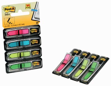 post-it index pijl 4kleur 12mm