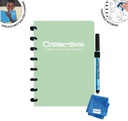 correctbook a5 gelijnd muntgrn