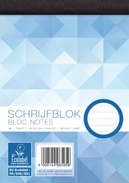 work schrijfblok 100v l a6
