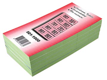 garderobeblok 501-1000 groen