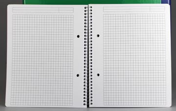 Gallery Traditional Spiraalschrift Ft A4, Geruit 5 Mm, Geassorteerde Kleuren, 160 Bladzijden