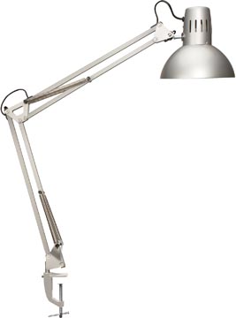 maul study lamp led klem zilv