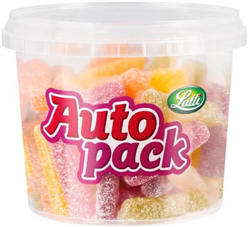 lutti autopack snoep zure stick 175g