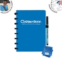 correctbook a5 blanco blauw