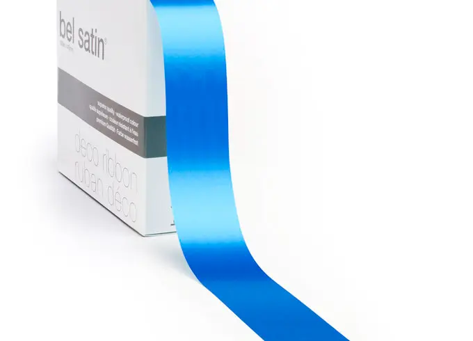bel satin ribbon 100m/15mm (blue a45)