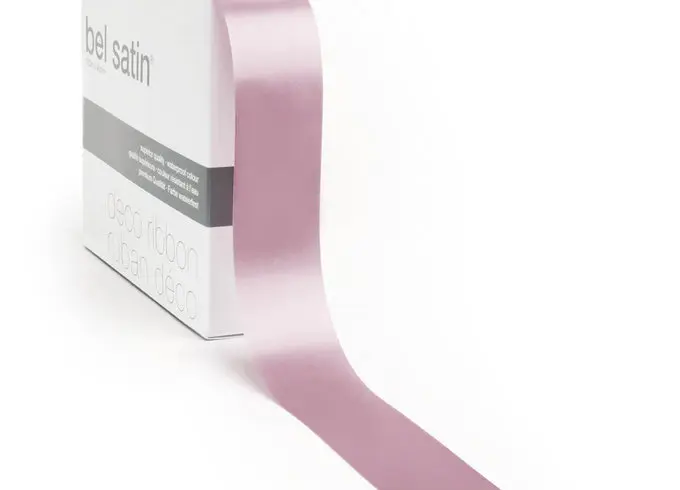 bel satin ribbon 100m/25mm (old rose 16)