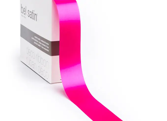 bel satin ribbon 100m/40mm (magenta 15)
