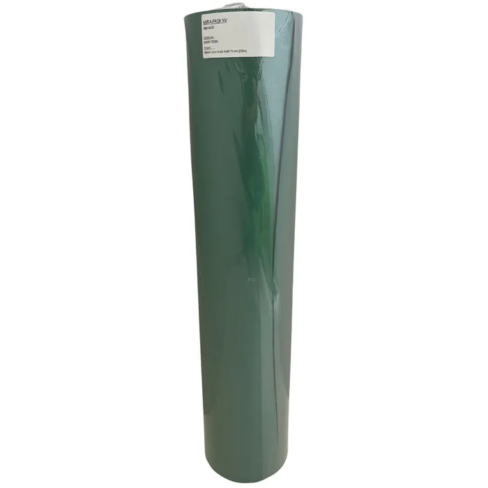 geschenkpapier bruine effen kraft 60gr - donkergroen - 50cm x50m