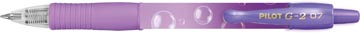 g-2 bubble violet -medium punt - blauwschrijvend