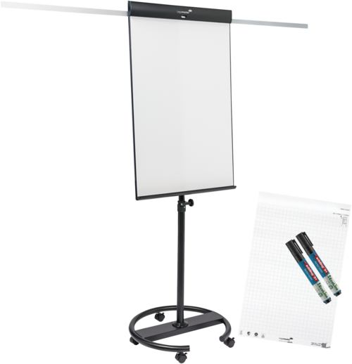 legamaster sketch pro flipchart mobile round base