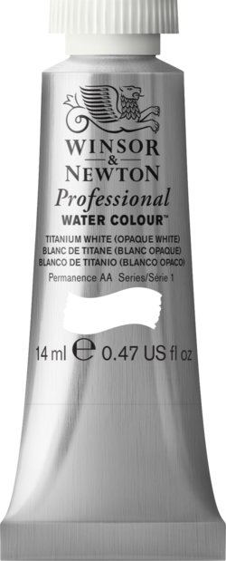 winsor & newton professional watercolour 14ml titanium white