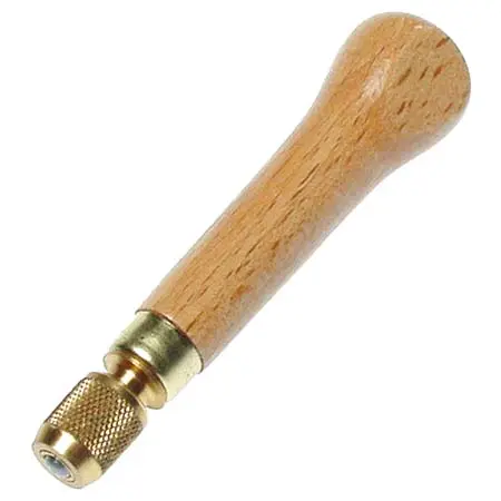 abig houder met schroef voor linomesjes