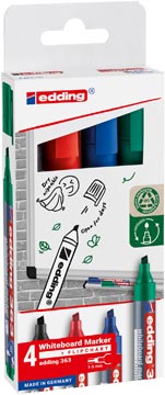 edding whiteb marker e-363 4x