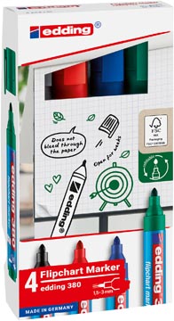 edding flipch marker e-380 4x