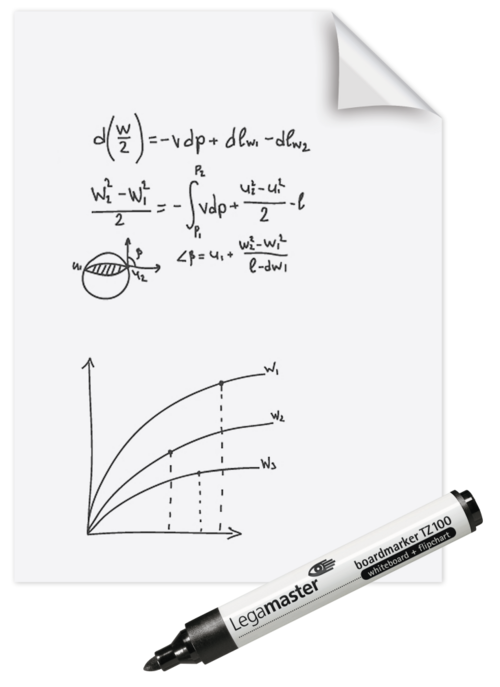 legamaster magic-chart whiteboard folie 60x80cm