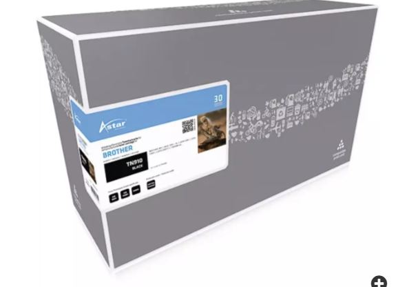 astar brother tn910bk hll toner zwart rebuilt 9000pagina's chip