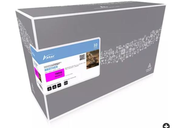 astar brother tn910m hll toner magenta rebuilt 9000pagina's chip
