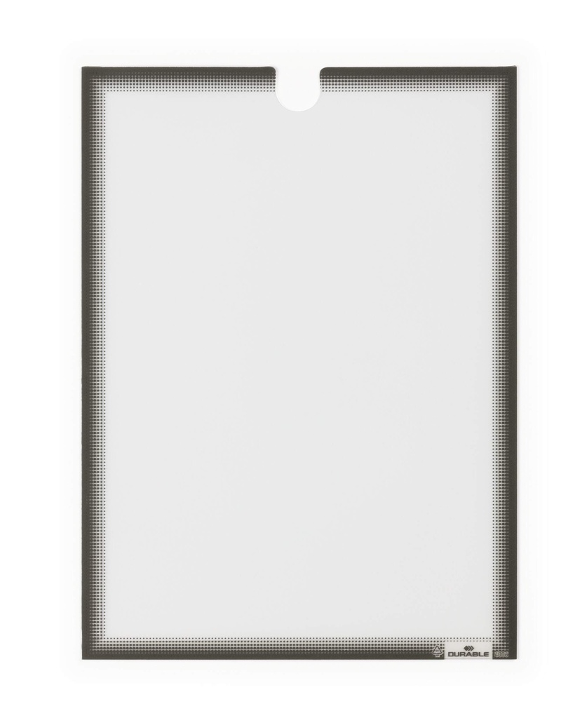 Documenthouder A4 zelfklevend - antracietgrijs