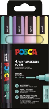 etui pf 4 posca pc5m assortiment (rec/js/ve/lav)