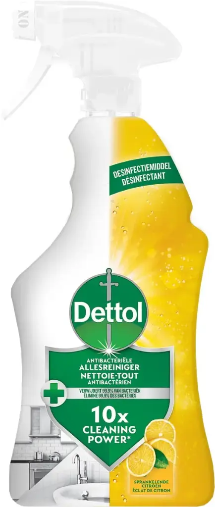 dettol allesreiniger, citroen, spray van 750 ml