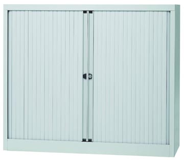 bisley roldeurkast 2l grijs