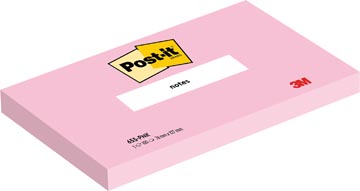 notes 100v 76x127 flam pink