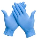 Handschoenen Uit Nitril, Medium, Blauw, Pak Van 100 Stuks