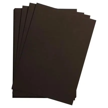 etival color 5 blad 160g a4 (21x29,7cm) - zwart