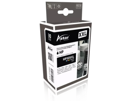 as20262 astar hp 305xl dj inkt kleur xxl rebuilt 370pagina's 18ml