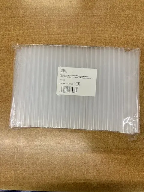 rietjes plastic reusable 8 dia 15cm transparant 250 stuks