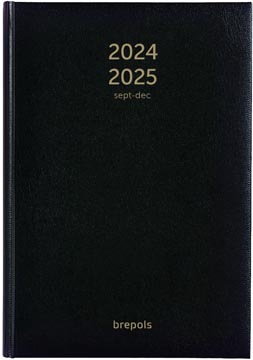Brepols schoolagenda Bretime Lima, zwart, 2026-2027