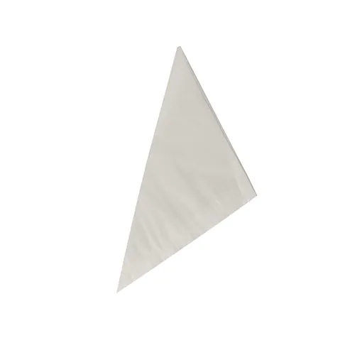puntzakken, pergament 17 cm x 17 cm x 24 cm wit inhoud 100 gr, niet aan touw 1000 stuks