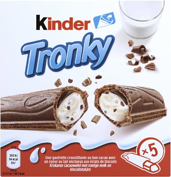 Kinder Koek Tronky, Doos Van 5 Stuks