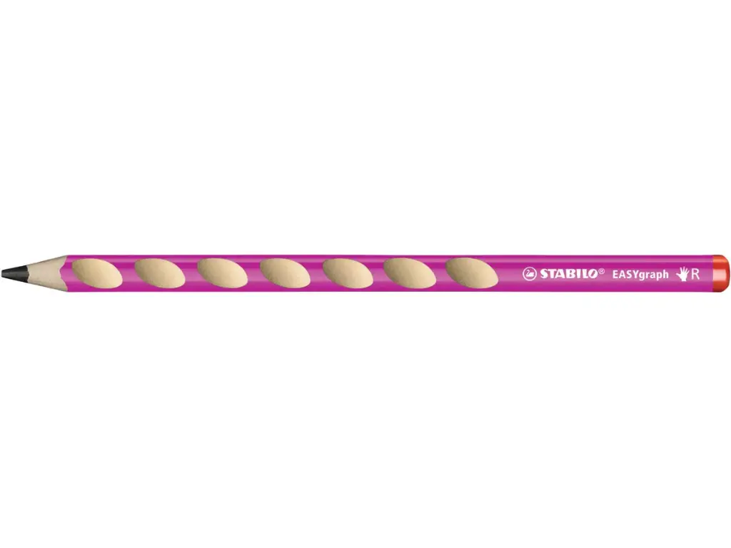 potlood easy graph hb donker roze rechtshandig   