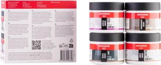 Amsterdam Medium Prep En Prime Set | 4 X 120 Ml