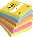 Post-It Notes Vitaliteit, Ft 76 X 76 Mm, Pak Van 6 Blokken