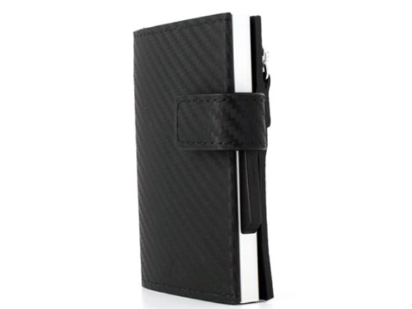 OGON DESIGNS CASCADE ZIPPER SNAP, CARBON (SILVER AL)