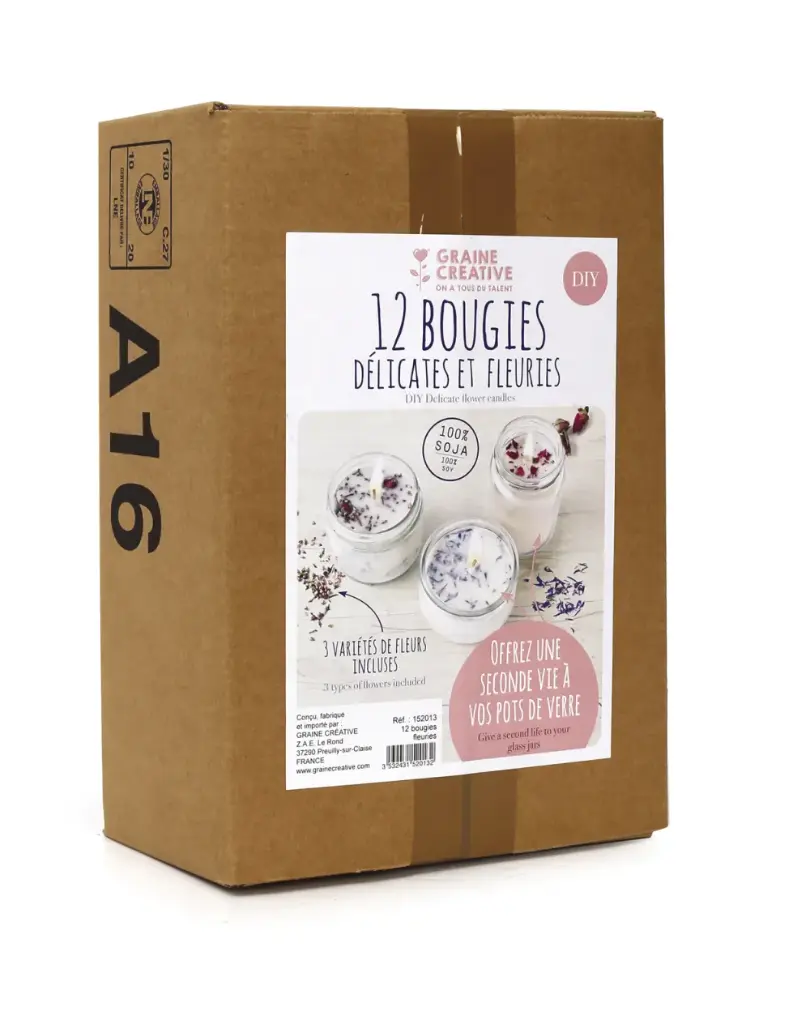Kaarsenset bloemen (12 stuks)