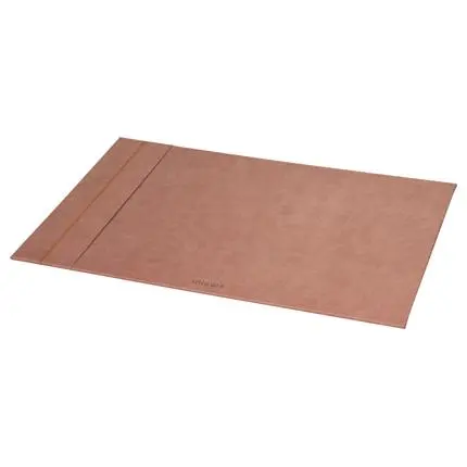 Rhodiarama Harde Onderlegger In Italiaans Kunstleer 60X40 Cm - Bois-De-Rose