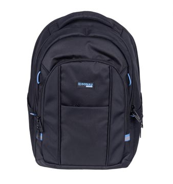Donau Travel Rugzak Paris, 30 L, 15,6 Inch, Zwart