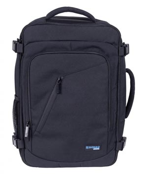 Donau Travel Rugzak Warsaw, 23 L, 15,6 Inch, Zwart