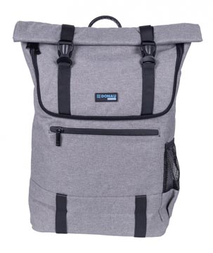 Donau Travel Rugzak London, 18 L, 15,6 Inch, Grijs