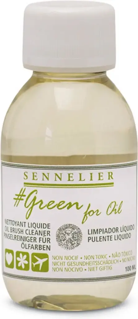 Max Sauer-#Green for oil-niet giftige reiniger voor penselen-100 ml