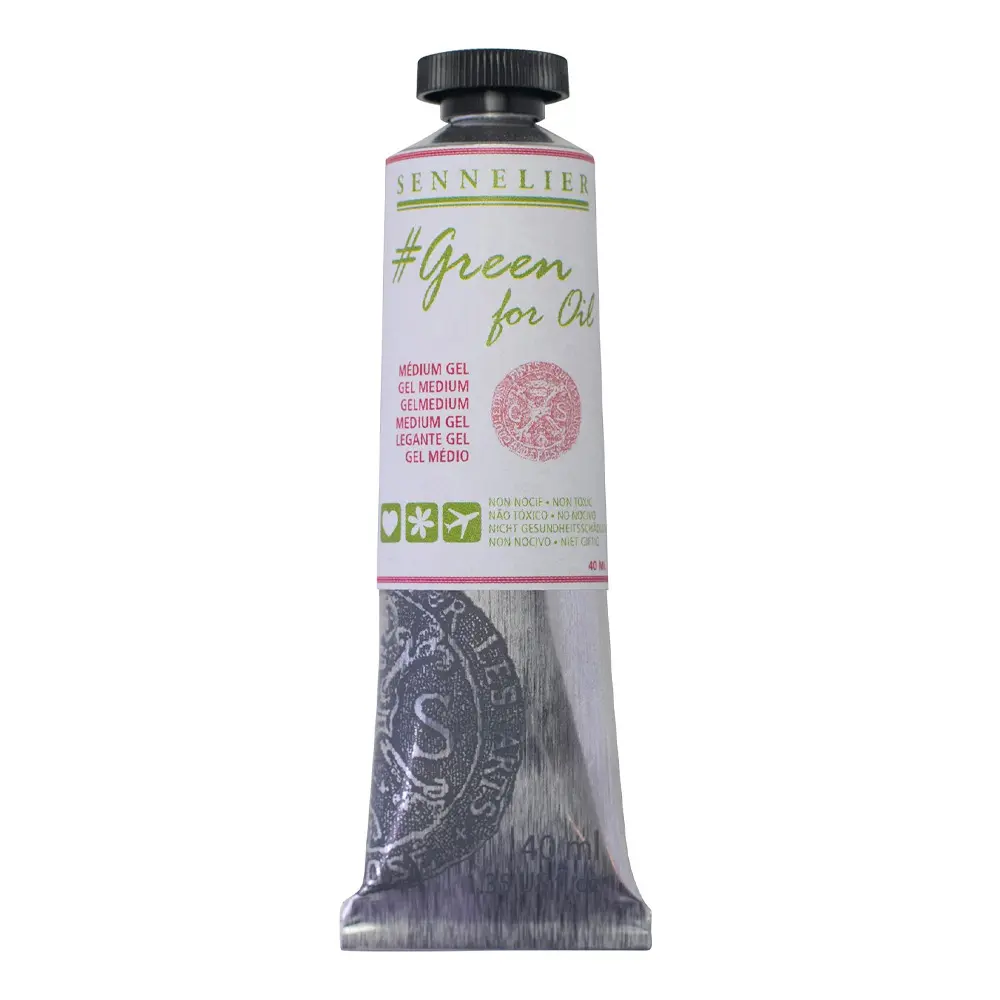 Green for oil-niet giftig -structuurgevend aan verf-tube 40 ml-