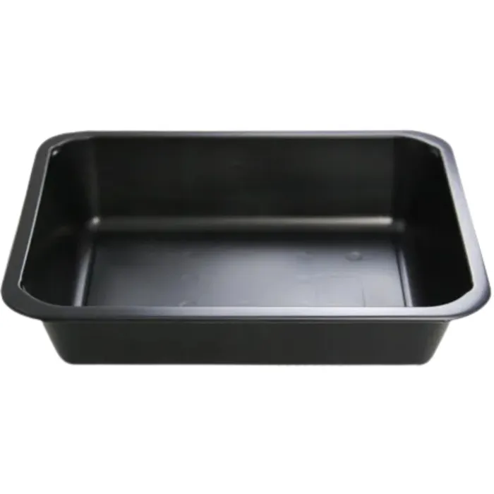 Sealbak Menu Pp Mapcor Zwart 227X178X50Mm 1385ml Glad, 320St/Doos