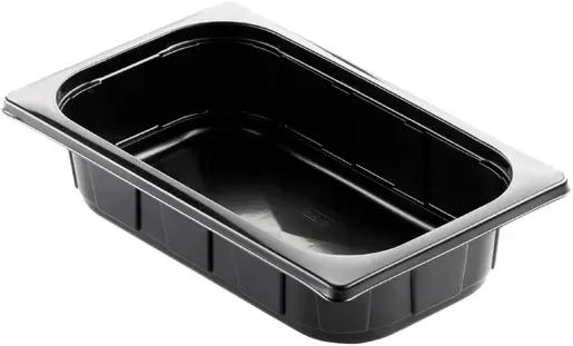 Duni-1/4 GN Tray 265 x 161 x60 mm-Zwart-1 compartiment (200 st)