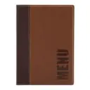 Menukaart Securit Trendy A5 1 x 2 tassen bruin