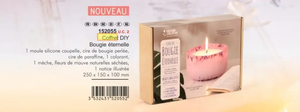 Etherische kaars koffer